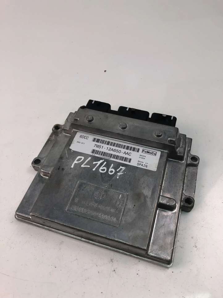 7M5112A650AAC Ford Focus Galios (ECU) modulis