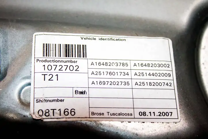 Mercedes-Benz R W251 (2005 - 2013) A2517601734 Электростеклоподъемник передний (комплект) — фото 15