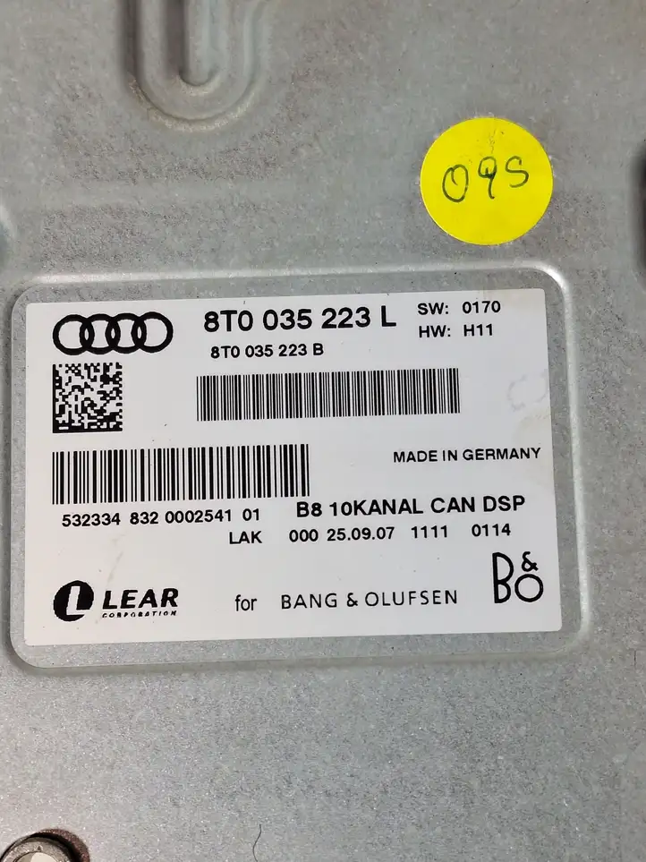 Audi A5 8T 8F (2007 - 2011) 8T0035223 Усилитель звука — фото 4