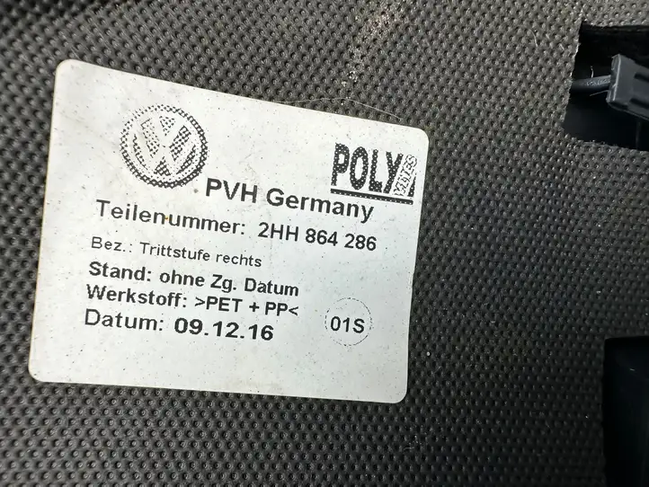 Volkswagen Amarok (2016 - 2023) 2HH864286 Внутренняя отделка переднего порога — фото 6