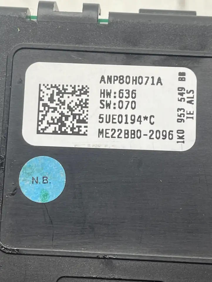 Volkswagen PASSAT B7 (2011 - 2014) 1K0953549BB Датчик угла поворота руля — фото 7