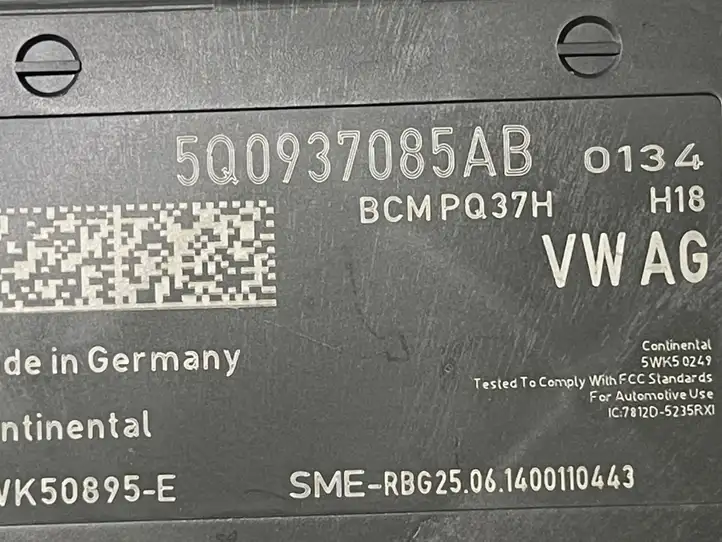 Audi A3/S3 8V (2012 - 2016) 5Q0937085AB Модуль комфорта — фото 5