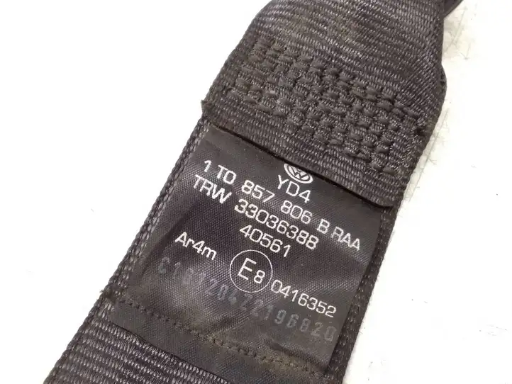 Volkswagen Touran I (2003 - 2010) 1T0857806B Задний ремень безопасности — фото 4