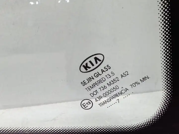 Kia Ceed (2006 - 2010) Заднее боковое стекло — фото 4