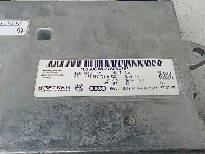 Audi A6 Allroad C6 (2006 - 2008) 4E0035729 Блок MMI — фото 2