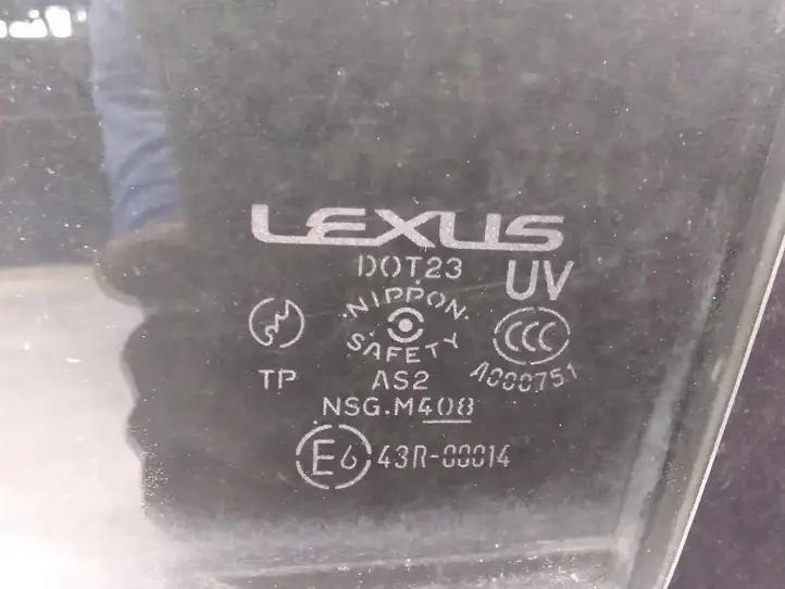 Lexus GS 300 350 430 450h (2004 - 2007) Стекло задней двери — фото 2