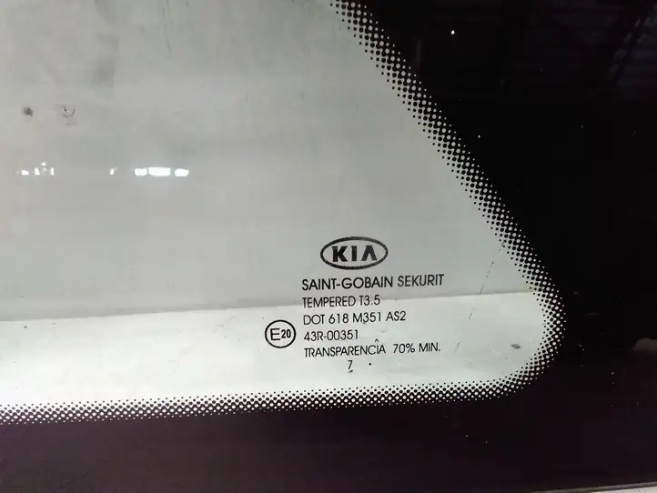 Kia Ceed (2006 - 2010) Заднее боковое стекло — фото 6
