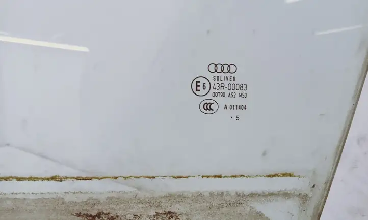 Audi A6 S6 C6 4F (2004 - 2008) Стекло передней двери — фото 2