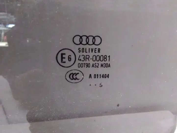 Audi A6 S6 C6 4F (2004 - 2008) Стекло задней двери — фото 2