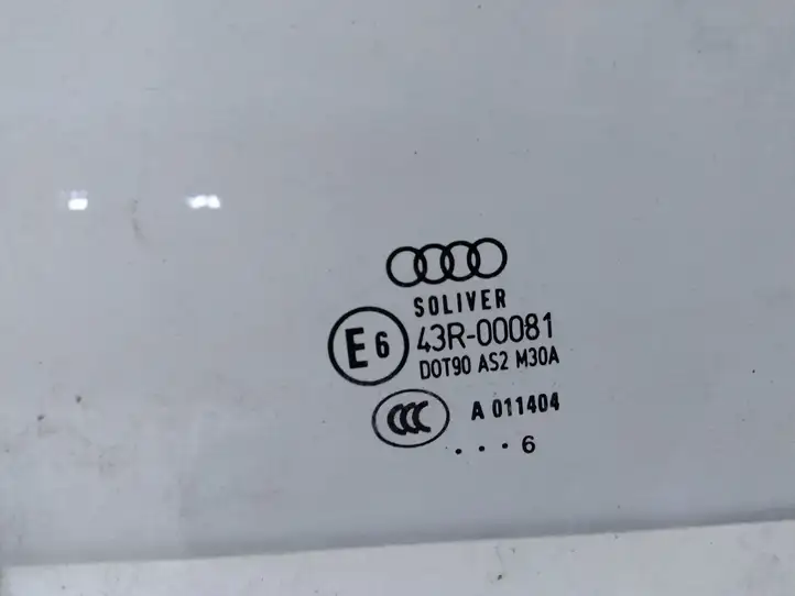 Audi A6 S6 C6 4F (2004 - 2008) Стекло задней двери — фото 2