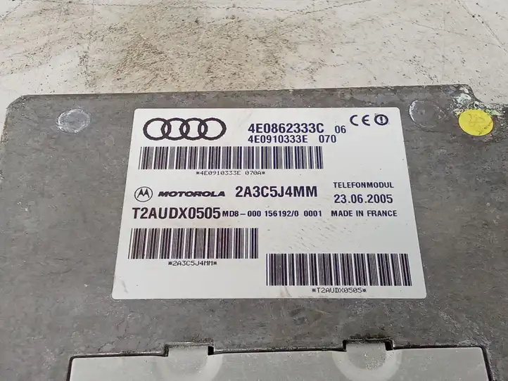 Audi A6 S6 C6 4F (2004 - 2008) 4E0862333C Блок GSM — фото 3