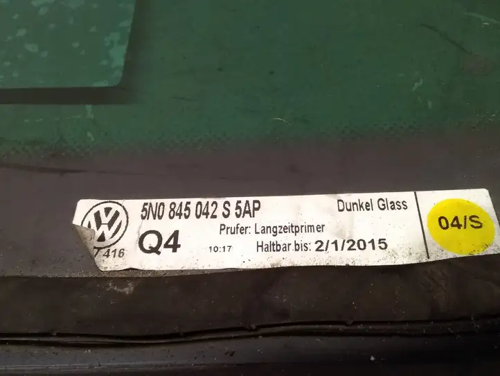 Volkswagen Tiguan (2011 - 2016) 5N0845042S Заднее боковое стекло — фото 7