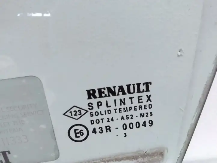 Renault Scenic II - Grand scenic II (2003 - 2006) Стекло передней двери — фото 2