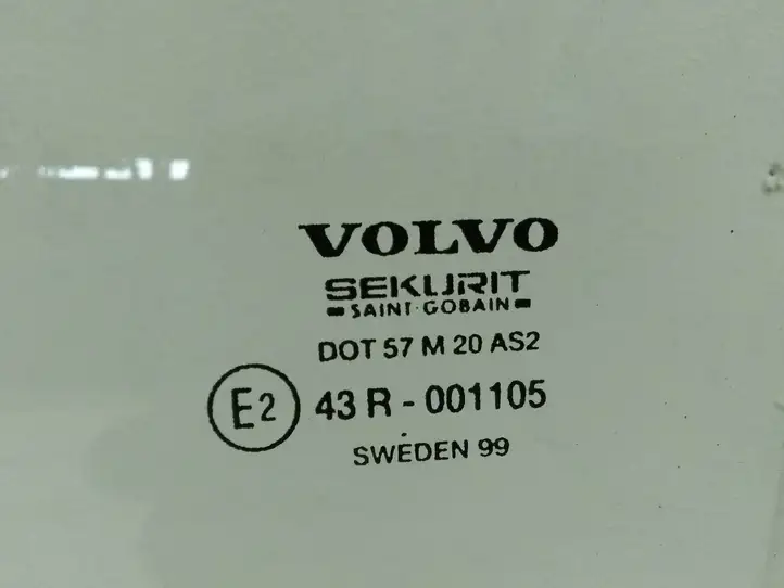 Volvo S80 (1998 - 2004) Стекло задней двери — фото 2