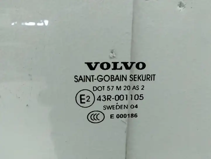 Volvo S40 (2004 - 2007) Стекло задней двери — фото 2