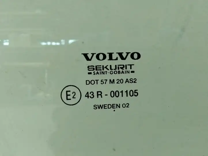 Volvo S60 (2000 - 2004) Стекло передней двери — фото 2