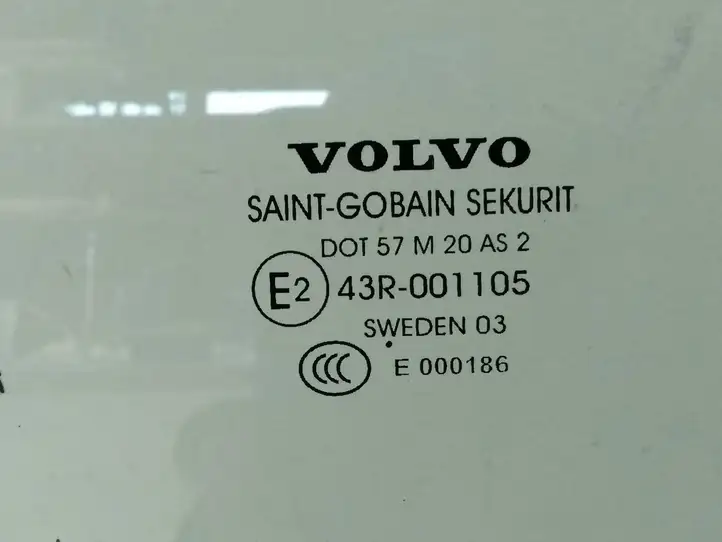 Volvo S60 (2000 - 2004) Стекло передней двери — фото 2
