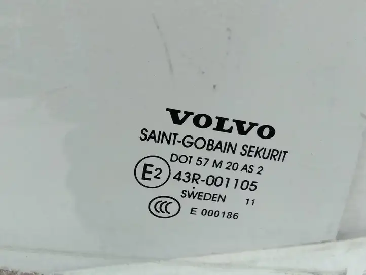 Volvo S60 (2010 - 2013) Стекло задней двери — фото 2
