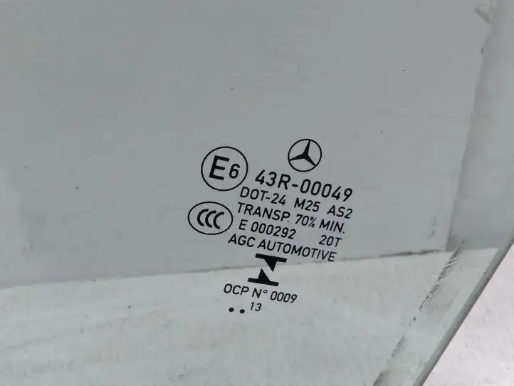 Mercedes-Benz E W212 (2009 - 2016) Стекло задней двери — фото 2
