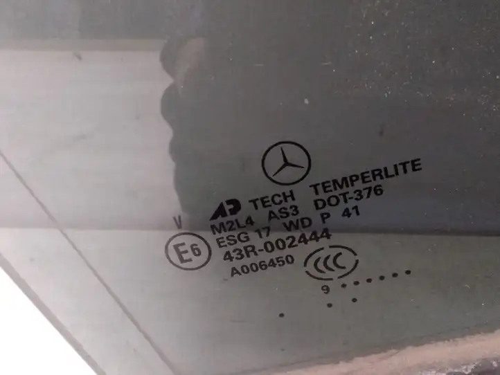 Mercedes-Benz ML W164 (2005 - 2011) Стекло задней двери — фото 2