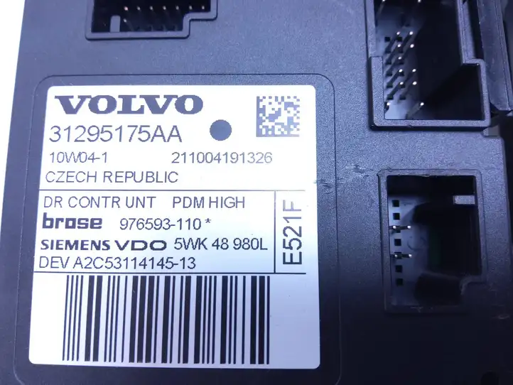 Volvo V50 (2008 - 2012) 31295175AA Стеклоподъемник передней двери — фото 2