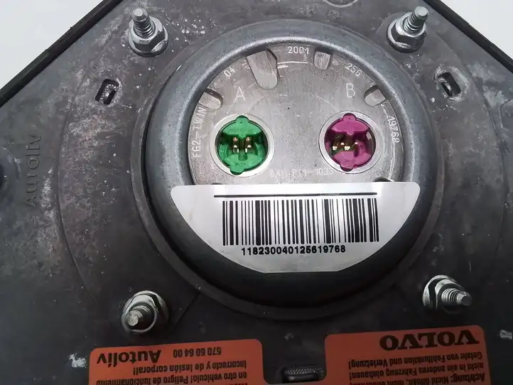 Volvo S60 (2000 - 2004) 9208345 Подушка безопасности руля — фото 3