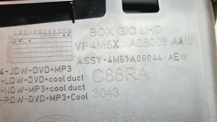Ford Focus (2005 - 2008) 4M5XA06008AAW Бардачок в сборе — фото 4