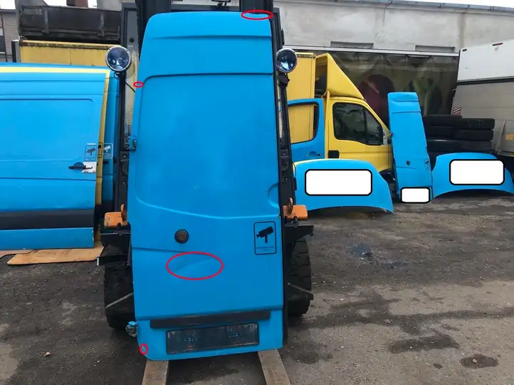 Mercedes-Benz Sprinter W906 (2006 - 2018) 2E1827091Q Задняя дверь — фото 1