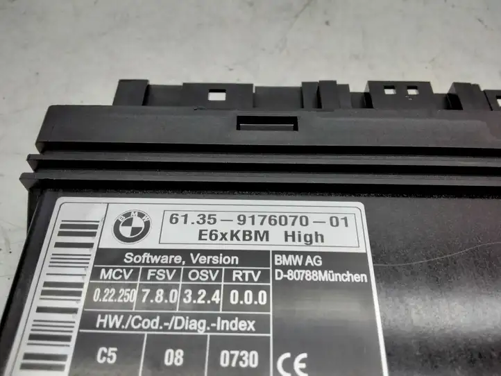 BMW 5 E60 E61 (2004 - 2010) 9176070 Модуль комфорта — фото 2