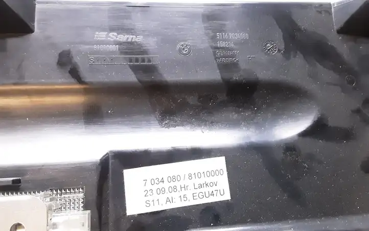 BMW 5 E60 E61 (2004 - 2010) 7034080 Бардачок в сборе — фото 3