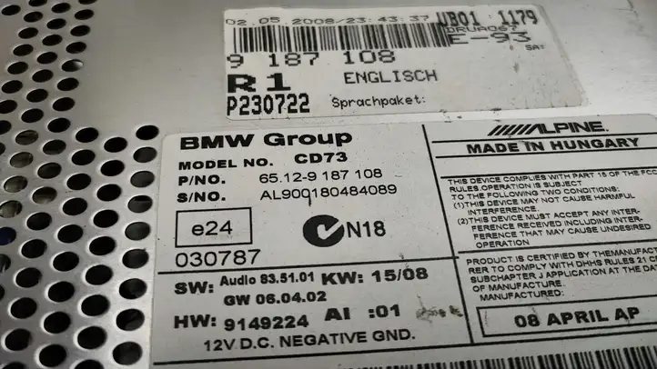 BMW 3 E90 E91 (2005 - 2012) 9187108 Магнитола / мультимедийная система — фото 2