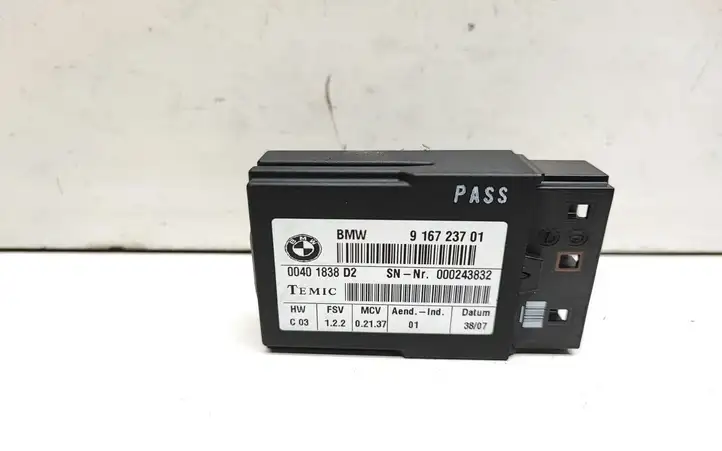 BMW 3 E92 E93 (2005 - 2014) 9167237 Блок управления сиденьем — фото 1