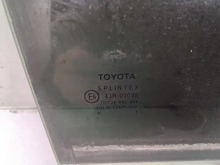 Toyota Avensis T250 (2003 - 2006) 43R00048 Стекло задней двери — фото 3