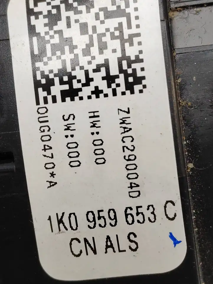 Volkswagen Touran I (2003 - 2010) 1K0959653C Контактное кольцо SRS — фото 2