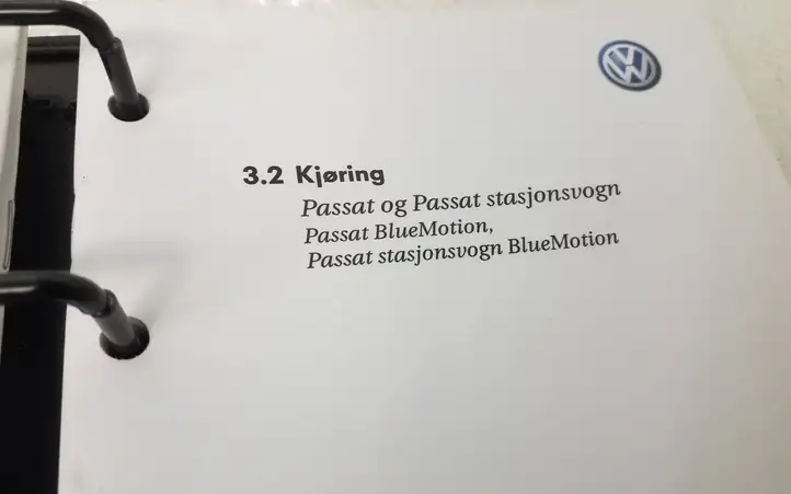 Volkswagen PASSAT B6 (2005 - 2010) Руководство пользователя — фото 5