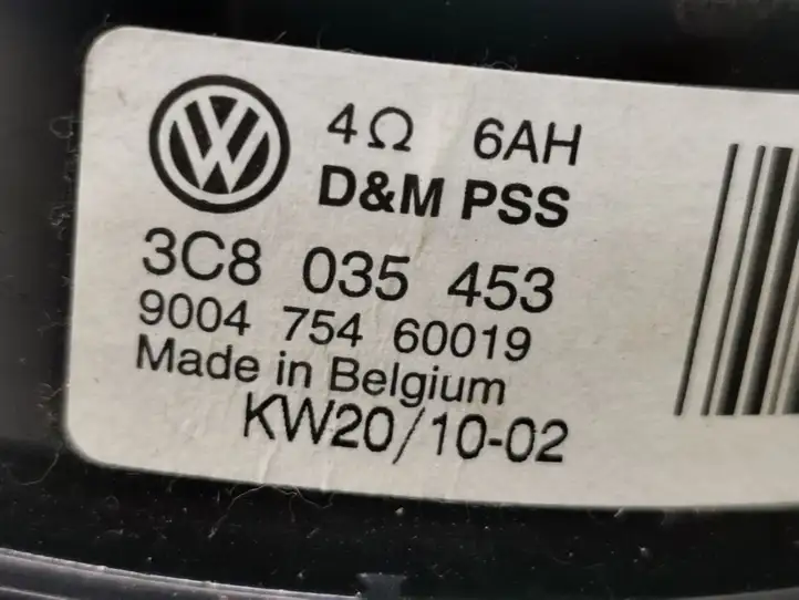 Volkswagen PASSAT B6 (2005 - 2010) 3C8035453 Динамики задних дверей — фото 6