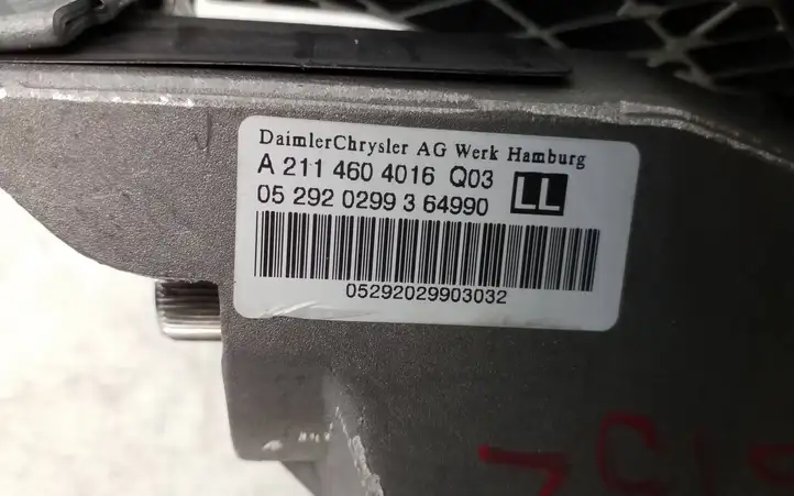 Mercedes-Benz E W211 (2002 - 2009) A2114604016 Комплект оси рулевого колеса — фото 6