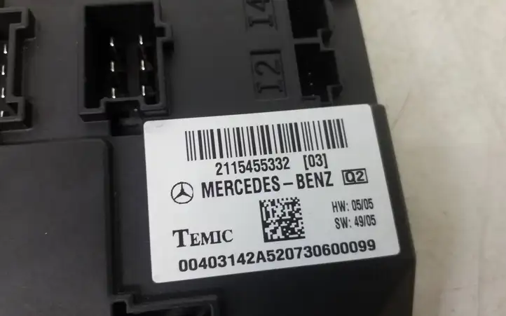 Mercedes-Benz E W211 (2002 - 2009) 2115455332 Модуль комфорта — фото 2