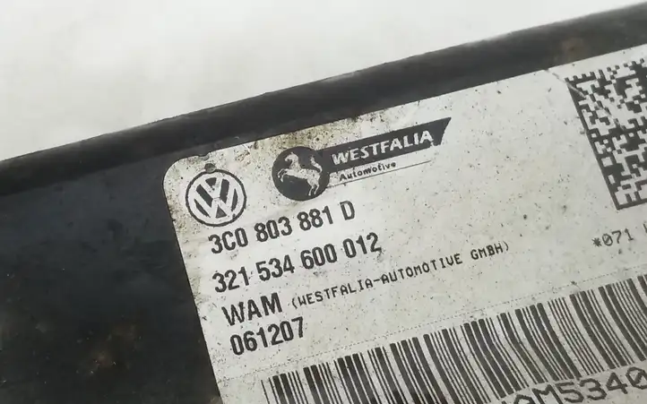 Volkswagen PASSAT B6 (2005 - 2010) 3C0803881D Комплект буксировочного крюка — фото 5