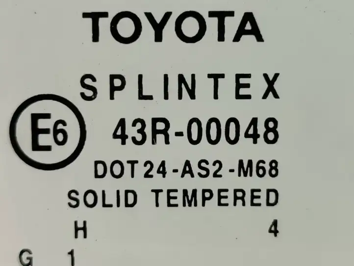 Toyota Avensis T250 (2003 - 2006) Стекло задней двери — фото 2