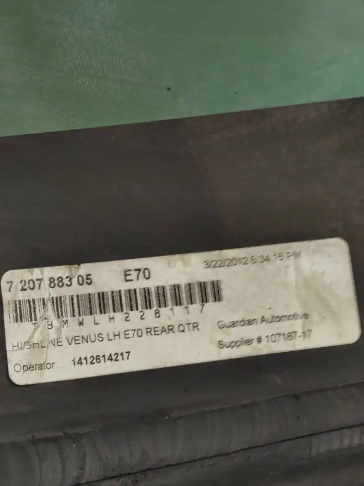 BMW X5 E70 (2006 - 2013) 7207883 Заднее боковое стекло — фото 4