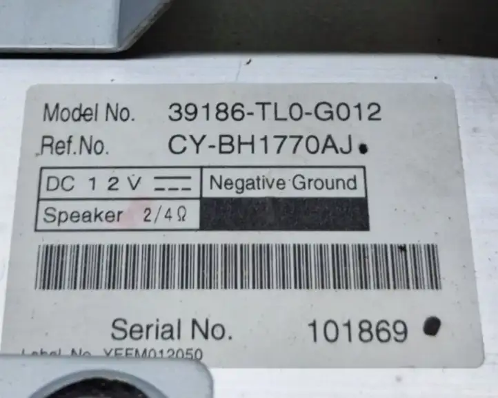 Honda Accord (2008 - 2016) 39186TL0G012 Усилитель звука — фото 6