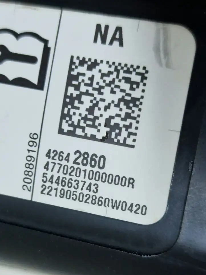 Buick Encore II (2019 - ) 42642860 Боковая подушка безопасности шторка — фото 5