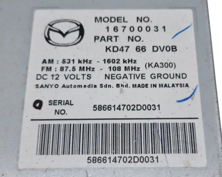 Mazda CX-5 (2011 - 2015) KD4766DV0B Магнитола / мультимедийная система — фото 8