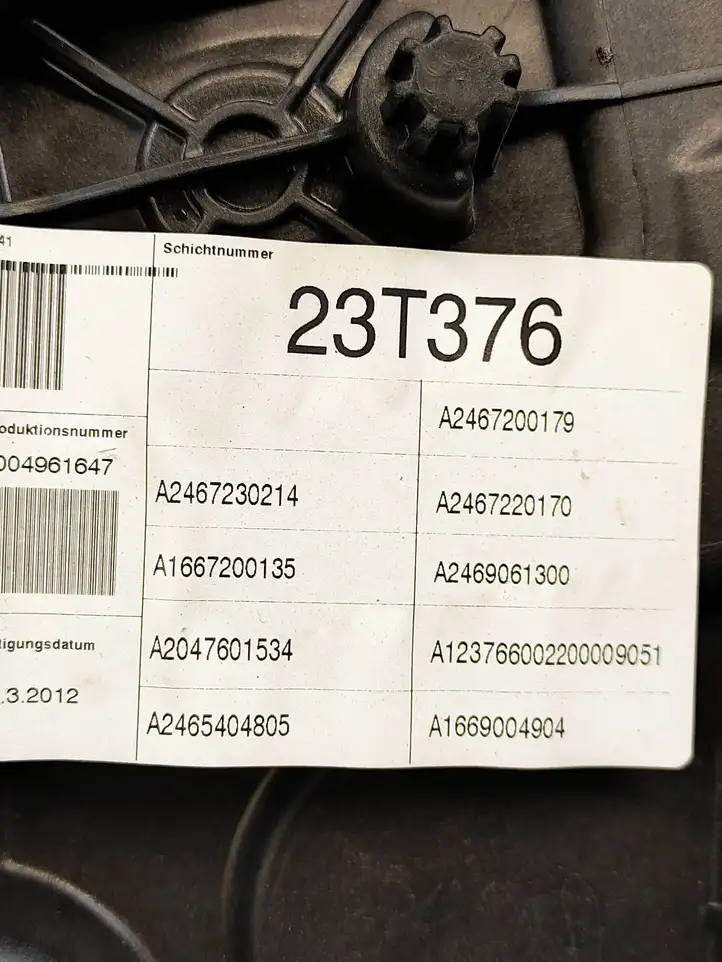 Mercedes-Benz B-class W246 (2011 - 2014) A2467230214 Стеклоподъемник передней двери (без мотора) — фото 5