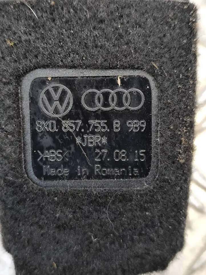 Audi A1 (2010 - 2014) 8X0857755B Замок переднего ремня — фото 3