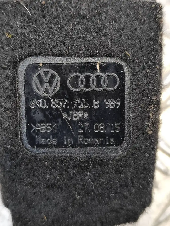 Audi A1 (2010 - 2014) 8X0857755B Замок переднего ремня — фото 5