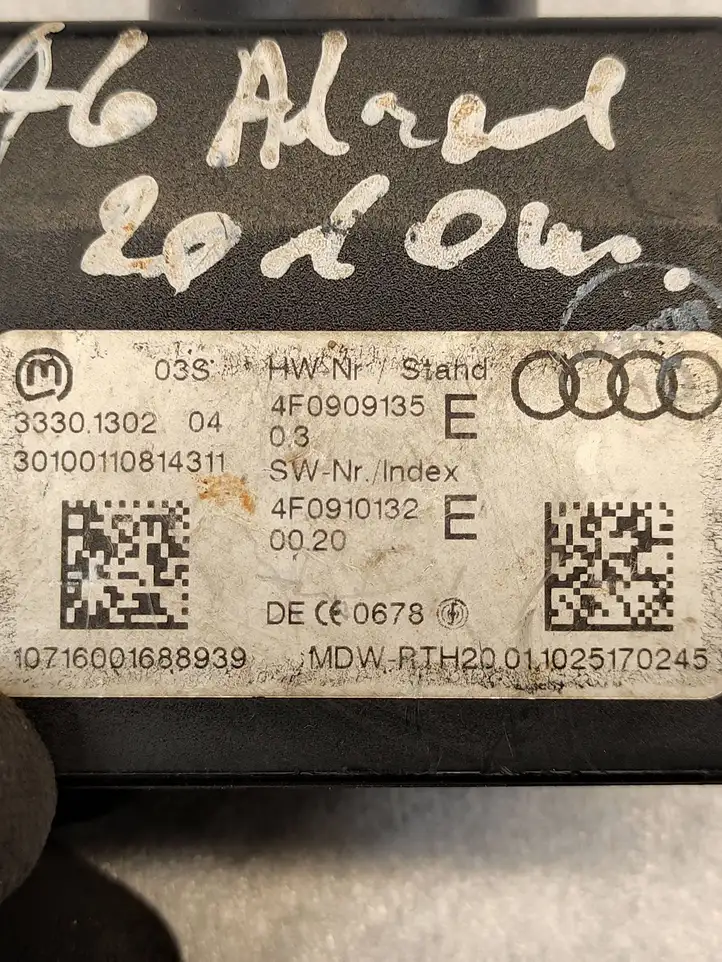 Audi A6 Allroad C6 (2008 - 2011) 4F0909135 Замок зажигания — фото 4