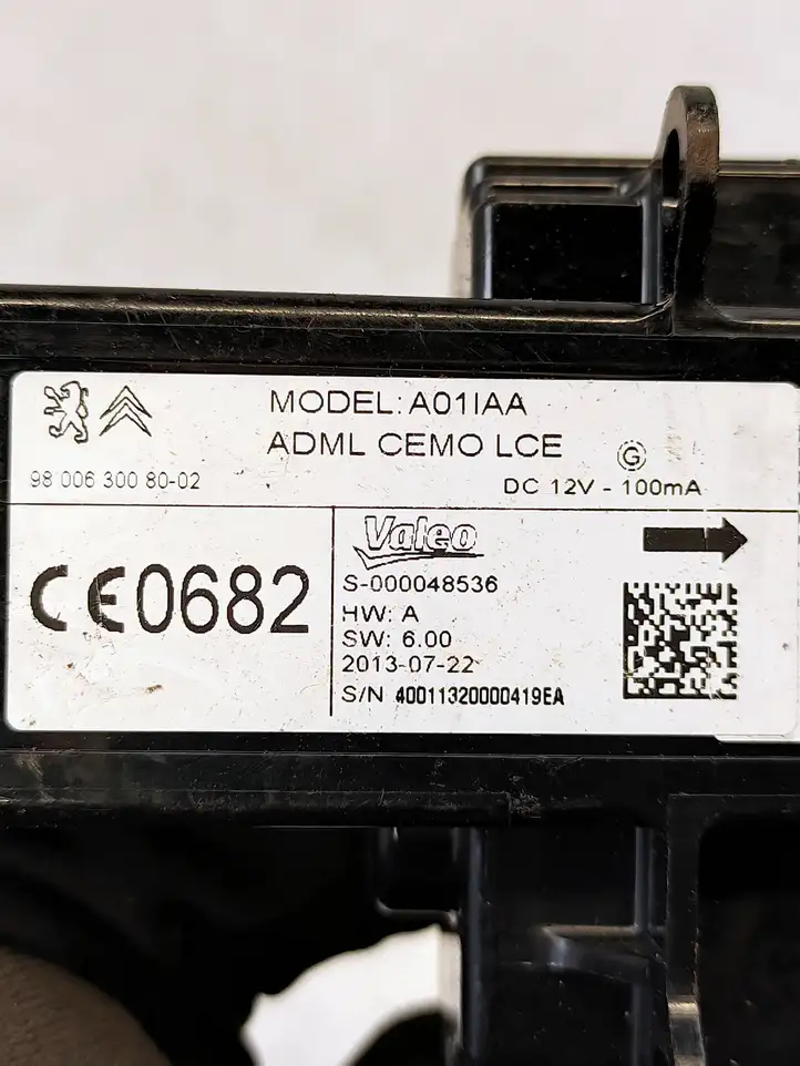 Citroen C4 Grand Picasso (2013 - 2016) 9800630080 Считыватель ключа зажигания — фото 4