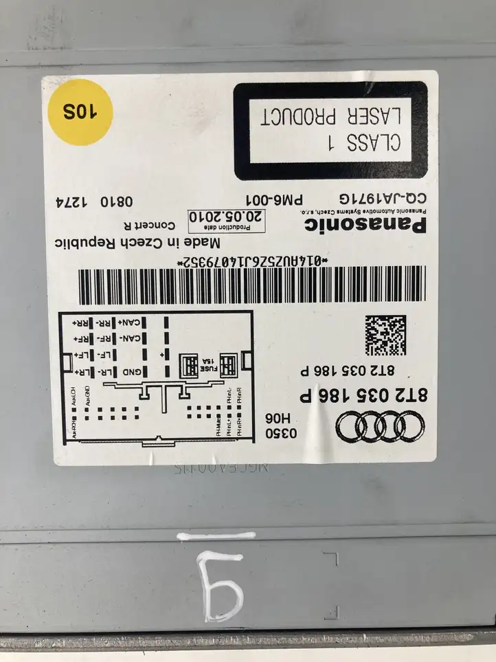 Audi A4 S4 B8 8K (2007 - 2011) 8T2035186 Магнитола / мультимедийная система — фото 5